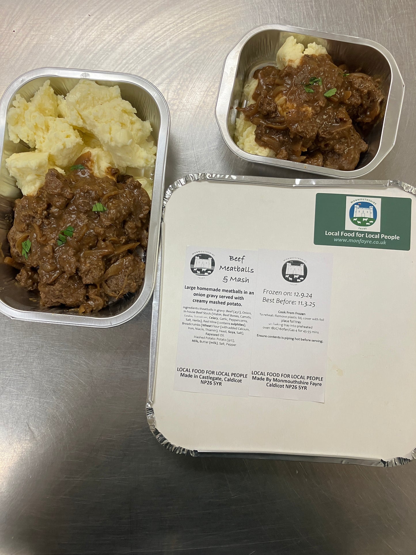 Meatballs with mash